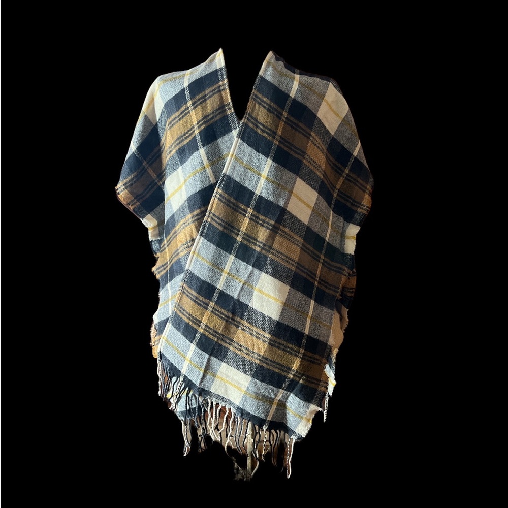 Do Everything In Love Poncho Style Cardigan